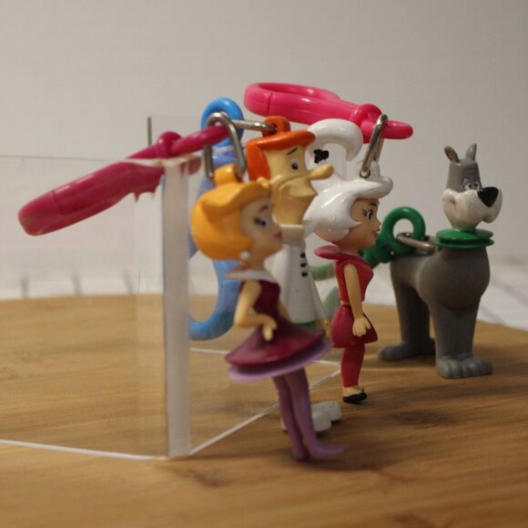 Vtg 90s Collectible Jack N The Box Keychains includes George Jane Judy & Astro - Picture 3 of 9